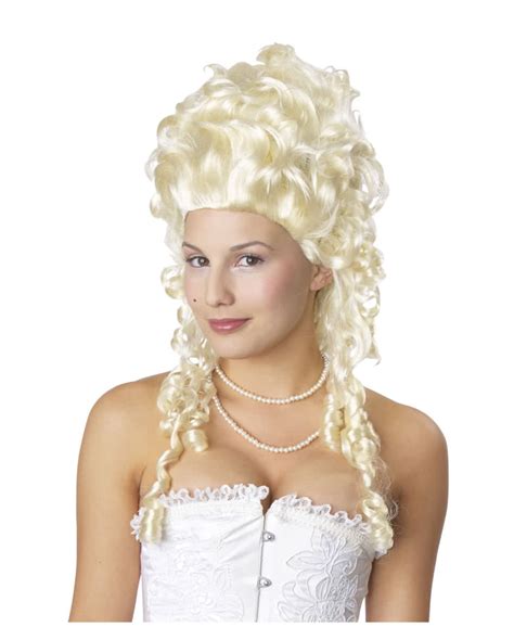 marie antoinette peruecke weissblond rokoko barock peruecke horror shopcom