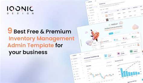 premium inventory management admin template