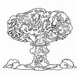 Explosion Drawing Nuclear Getdrawings sketch template