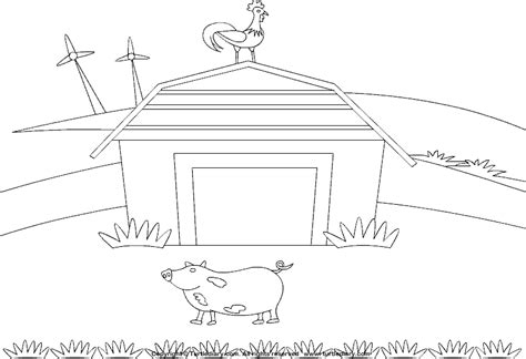 farm house coloring sheet turtle diary