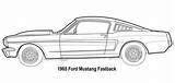 Mustang Shelby Mes sketch template