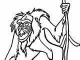 Baboon Coloring Character Old Wecoloringpage sketch template
