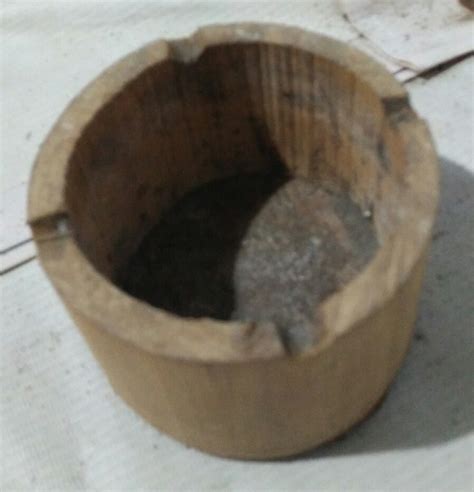 blog guru mi pembuatan asbak  bambu