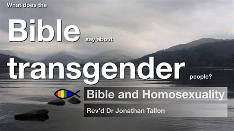 What Does The Bible Say About Transgender People Bible
