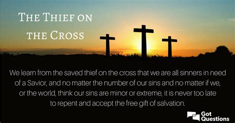 What Can We Learn From The Thief On The Cross