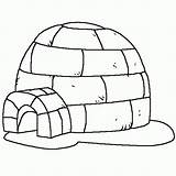 Igloo Coloring Buildings Architecture Printable Dessin Pages Coloriage Imprimer Drawing Kb sketch template