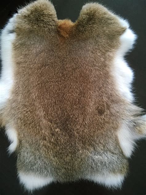 buy tanned rabbit fur natural mix color real rabbit