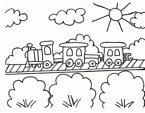 train coloring pages  kids coloring home