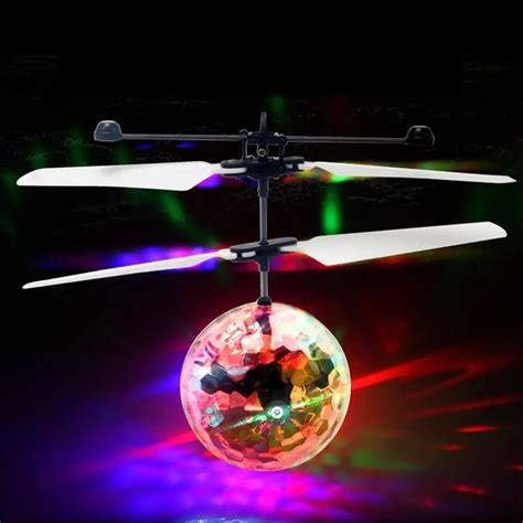 colorful flying rc novelty toy rc flying ball drone helicopter ball built  shinning led