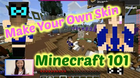 How To Make Your Own Skin In Minecraft マイクラのスキンの作り方 Youtube