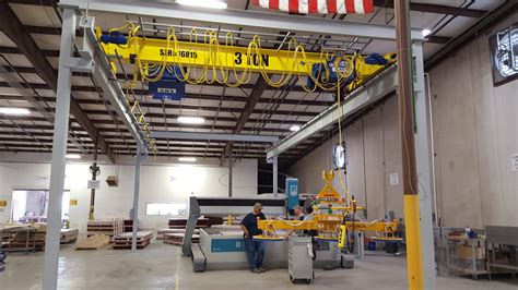 ton freestanding crane system  vacuum lift centex material handling