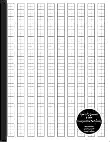 specialty journal paper composition notebook genkouyoushi kanji grid