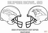 Coloring Bowl Broncos Pages Super Denver 50 Carolina Football Logo Panthers Printable Vs Clipart Mustang Brisbane Steelers Superbowl Sport Color sketch template