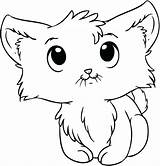 Coloring Cat Cartoon Pages Kitty Printable Cute Color Getcolorings sketch template