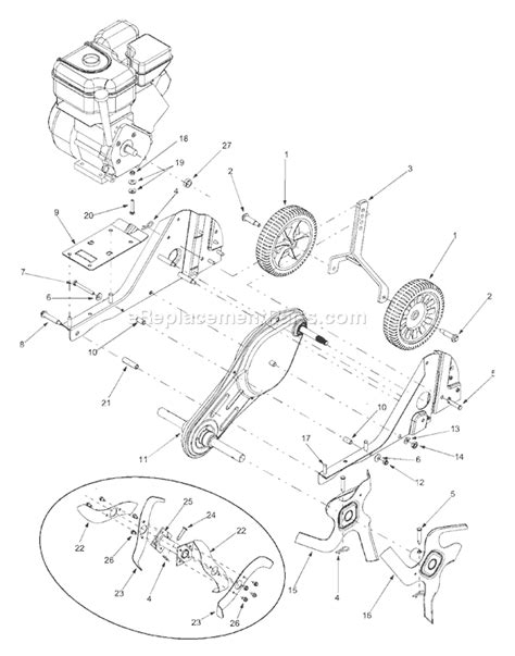 bolens   parts list  diagram  ereplacementpartscom