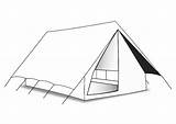 Tent Coloring Pages Large sketch template