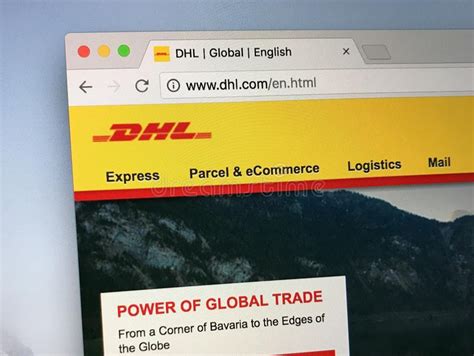 homepage  dhl editorial photography image  website