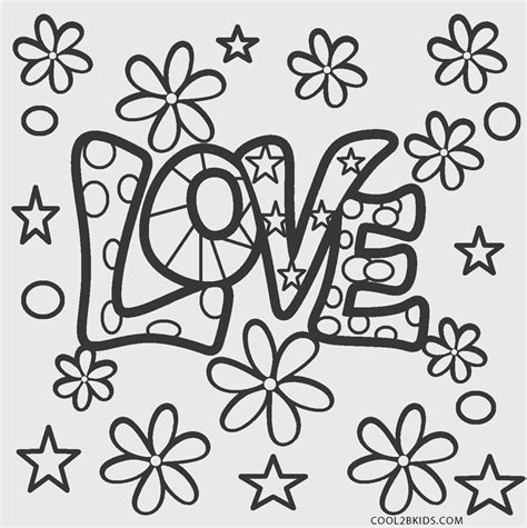 printable love coloring pages  kids