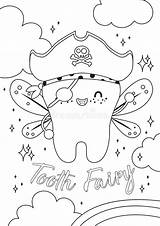 Tooth Pirate sketch template