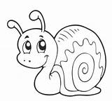 Snail Coloring Pages Cartoon Slow Children Colouring Choose Board Activity Rock sketch template