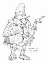 Prescott Dak Coloring Pages Goblin Mayor Dark Template Faction Zing Draw sketch template