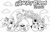 Coloring Pages Seasons Birds Angry Four Kindergarten Kart Go Getcolorings Getdrawings Colouring Comments sketch template
