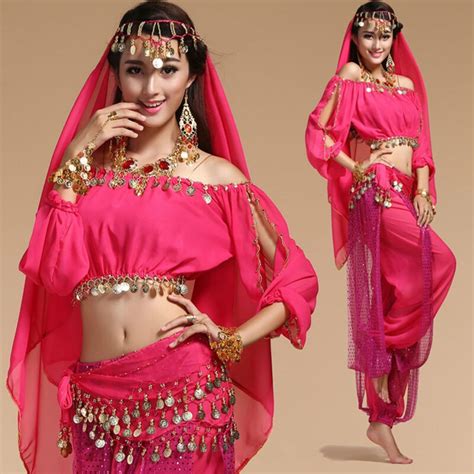 Bollywood Dance Costumes Indian Belly Dance Costumes Set