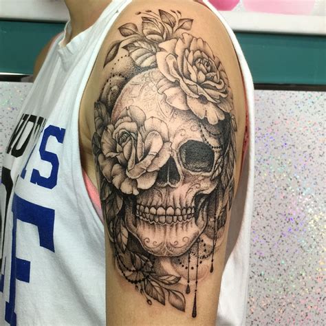 Feminine Skull Tattoos Skull Sleeve Tattoos Sugar Skull Tattoos Body