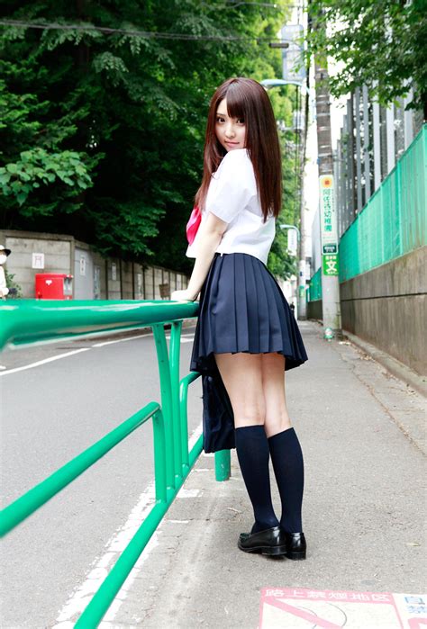 sexy models exposed yoshiko suenaga cute japanese school girl costume
