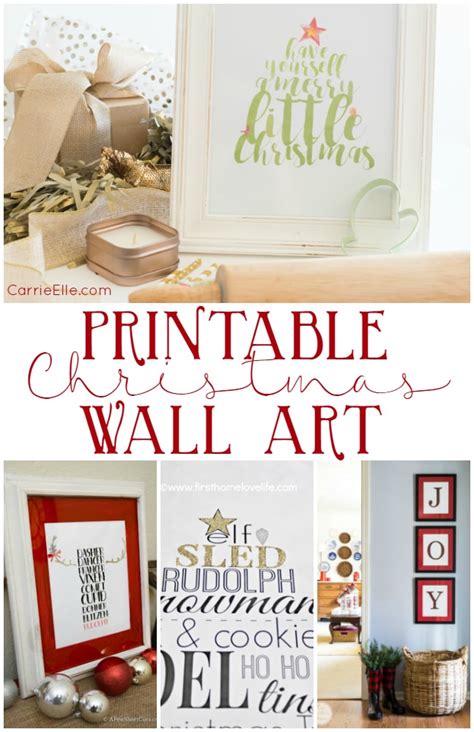 printable christmas wall art youre   love carrie elle