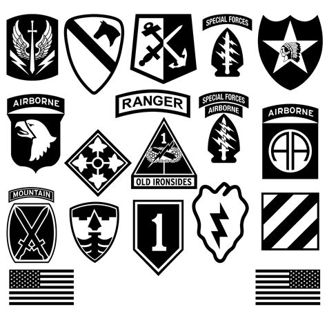 army patches decals svg  ai etsy