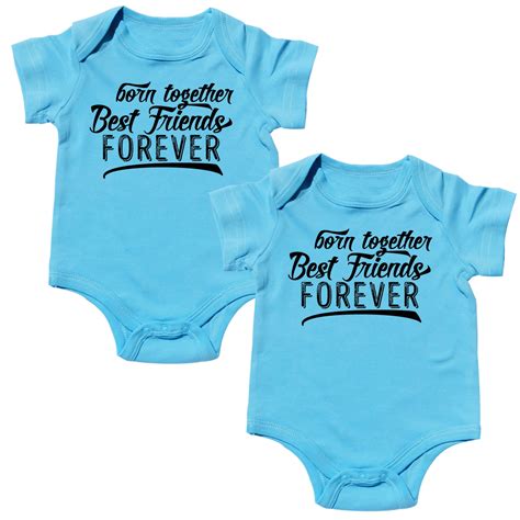 nursery decals   twin baby boys shirts includes  bodysuits