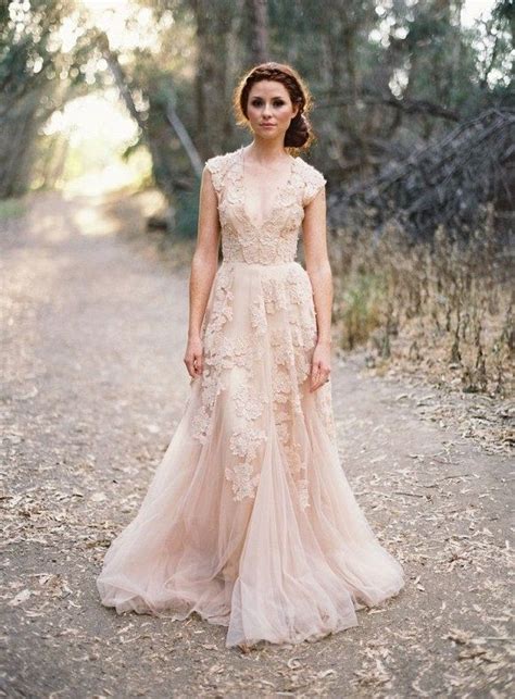 25 Best Colored Wedding Dresses For The Fine Art Bride On Wedding Sparrow