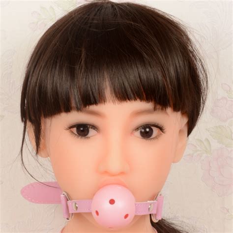 Free Shipping Pink Pu Leather Band Ball Mouth Gag Oral Fixation Mouth