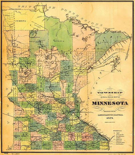 minnesota historical map