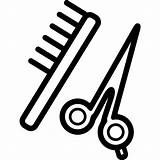 Tijeras Peine Comb Scissors Schere Kamm Umriss Icons Shears Esquema Hairdressing Transprent Iconos Kostenlose überprüfen Vektor Parlour Nicepng sketch template
