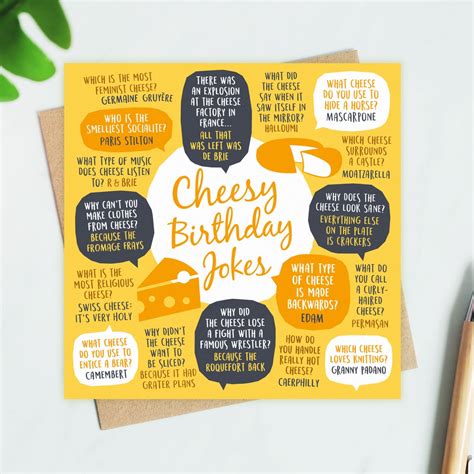 cheesy birthday jokes card paper plane