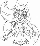 Bat Coloring Girl Pages Getcolorings sketch template