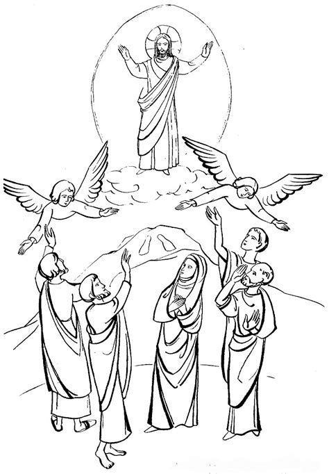 drawing jesus  characters printable coloring pages