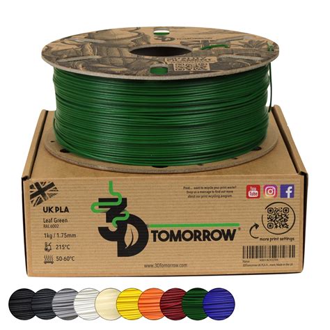 dtomorrow uk pla filament premium filament   britain