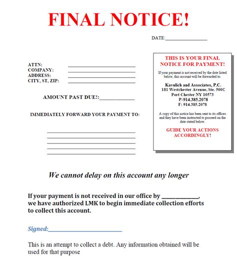 debt recovery letter audreybraun
