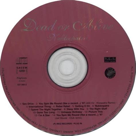 dead or alive nukleopatra french cd album cdlp 89732