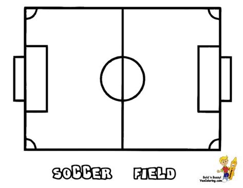 soccer field coloringpage   print   soccer coloring