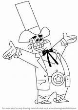 Doug Dimmadome Fairly Oddparents Draw Drawing Step sketch template