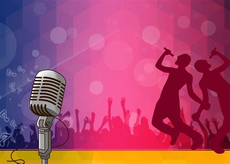 background material  singing competition poster wallpaper singing competition background
