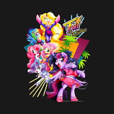 twi and the rainbooms jem and the holograms t shirt