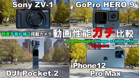 iphone  pro max  dji pocket   gopro hero   sony zv  camera