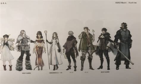 concept art takes center stage   octopath traveler