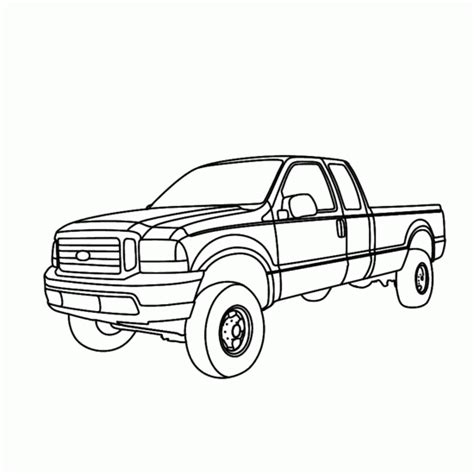 coloring page pickup  transportation printable coloring pages
