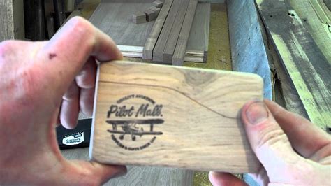 pallet wood custom business card cases youtube